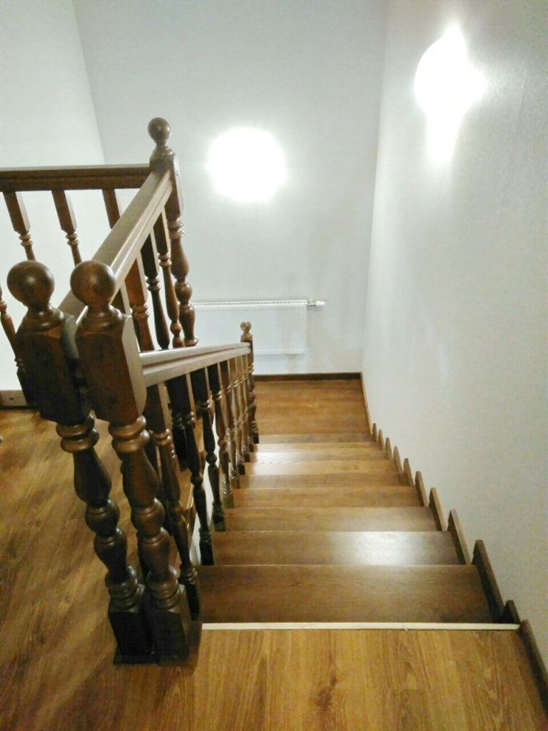 Обшивка лестницы (Дуб)