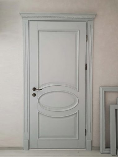 Дерев’яні двері RAL7035