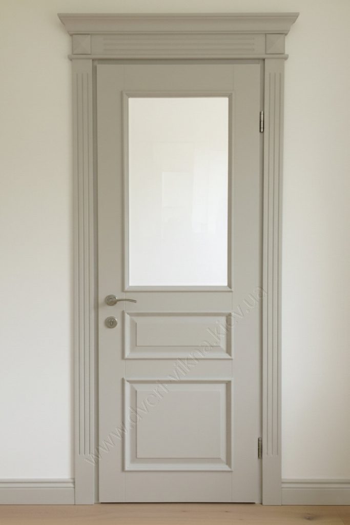 Двері з ясеня (RAL7035)