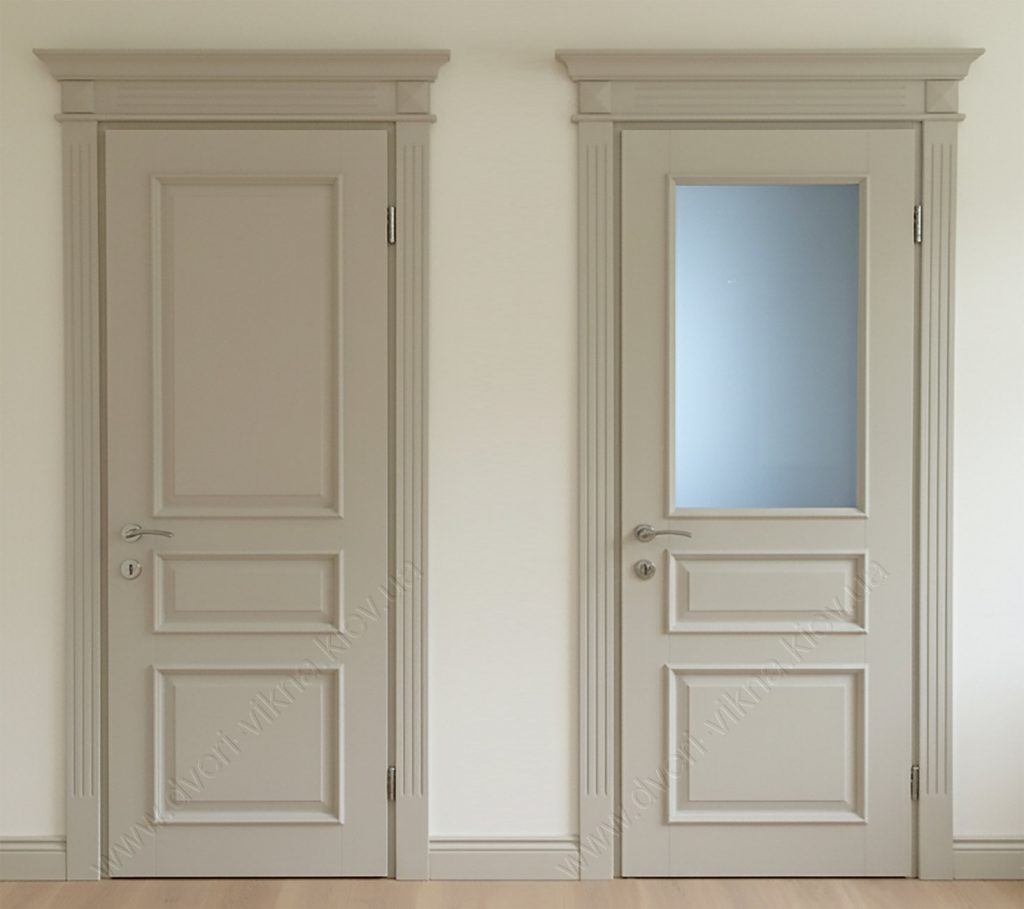 Двері з ясеня (RAL7035)