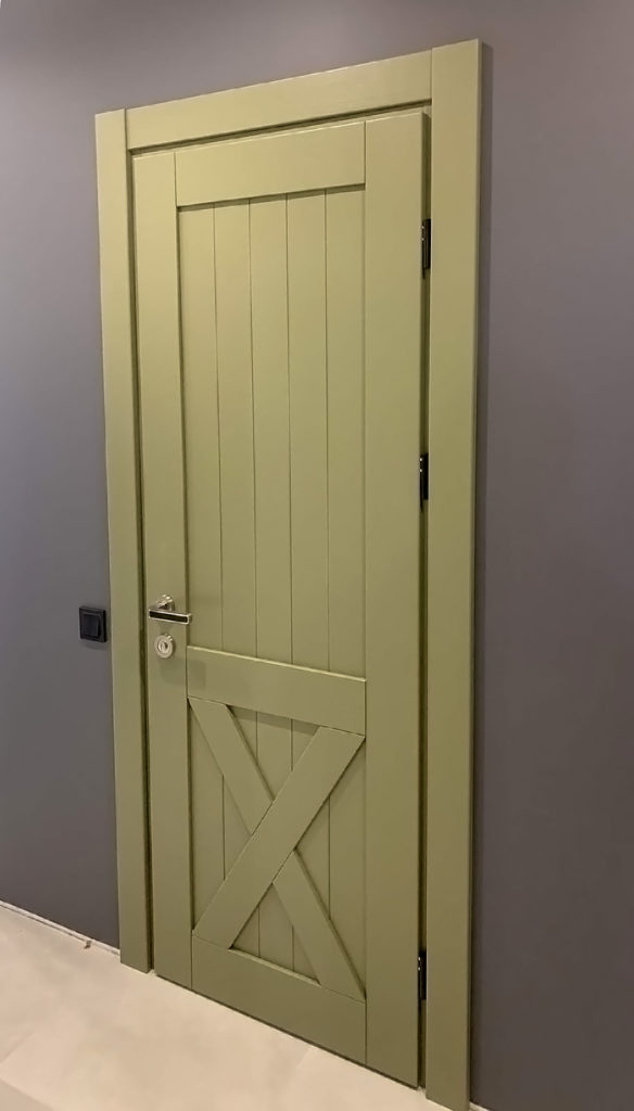 Двери из ясеня RAL-6013