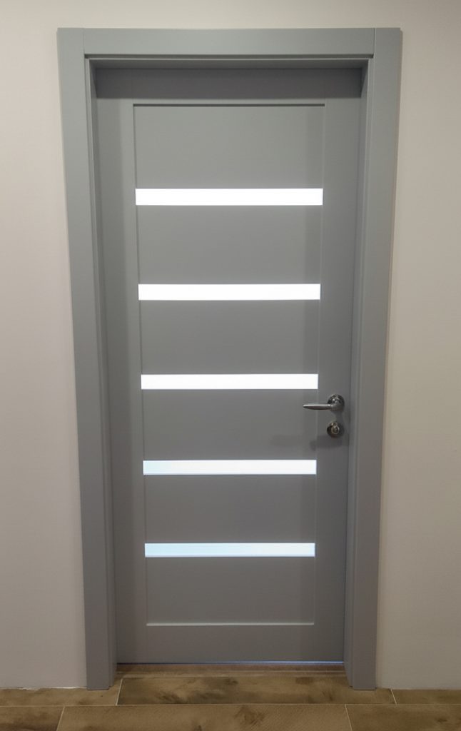 Двері дерев'яні RAL7000