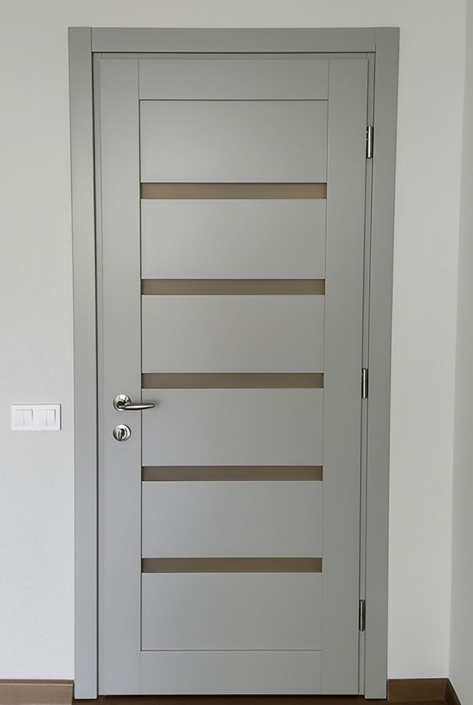 Двері дерев'яні RAL7000