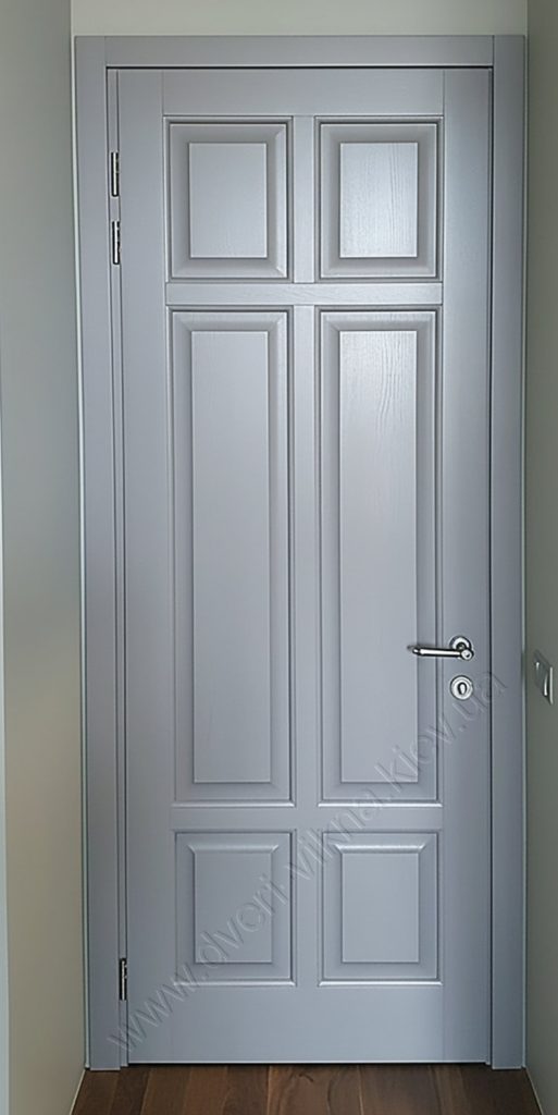 двері з ясеня RAL7035