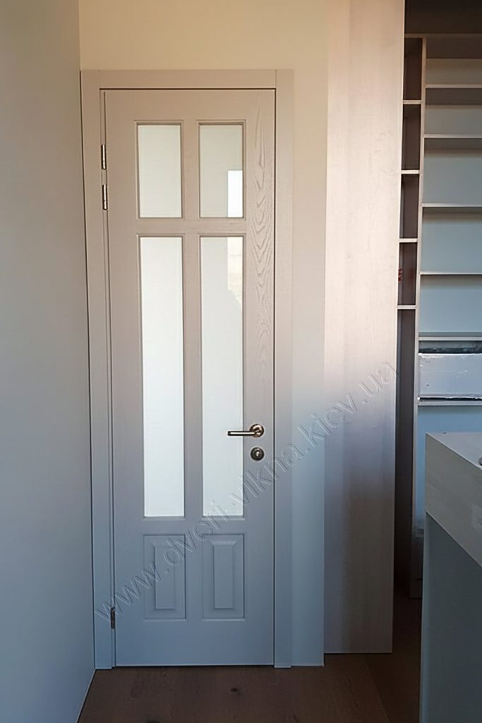 двері з ясеня RAL7035