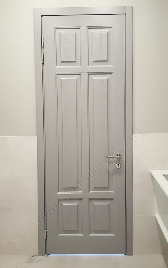 двері з ясеня RAL7035