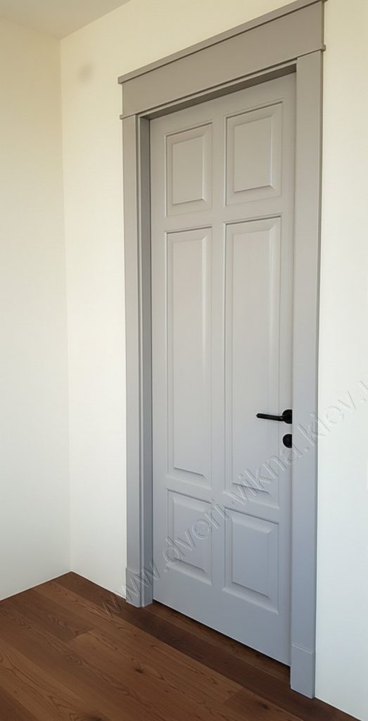 двері з ясеня RAL7035